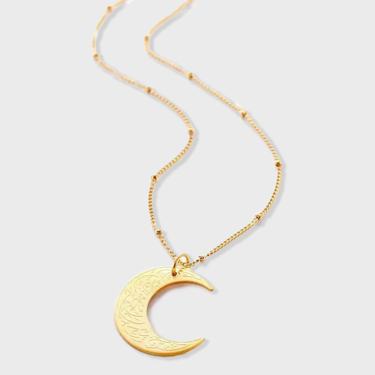 With hardship comes ease necklace
